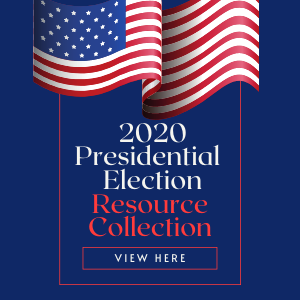 Blue and Red Educate Template - Presidential Election