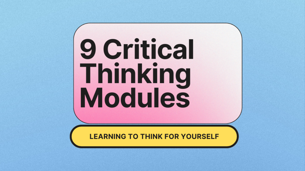 9criticalthinkingmoduels