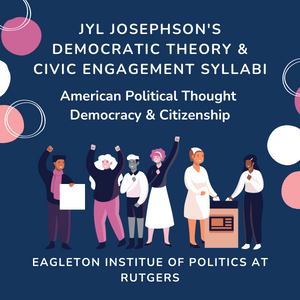 link to Jyl Josephson's democratic theory and civic engagement syllabi set